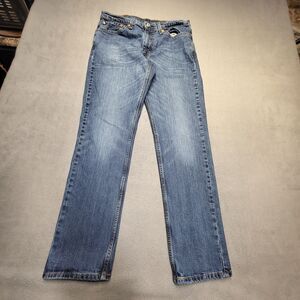 Levi's 511 Jeans Mens 31x29 Blue Slim Straight Leg Stretch Distressed